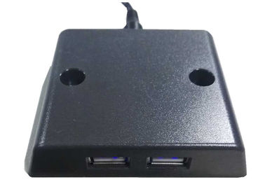 Adaptador do poder de carregamento de USB de 2 portos, montagem multifuncional da superfície do Portable do carregador de USB