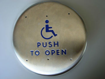 qualidade  Anti Removal 6" Round Push To Exit Switch , Handicap Door Disability Access Systems fábrica